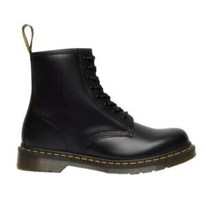 DR. MARTENS 1460 Black Smooth Combat Boot Size 7